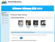 Tablet Screenshot of prescotthighschool.org